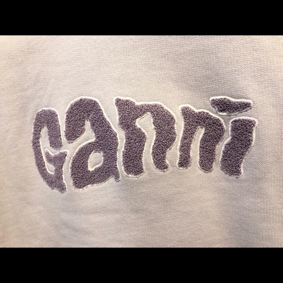 Ganni textured logo sweatshirt - Picture 7 of 8